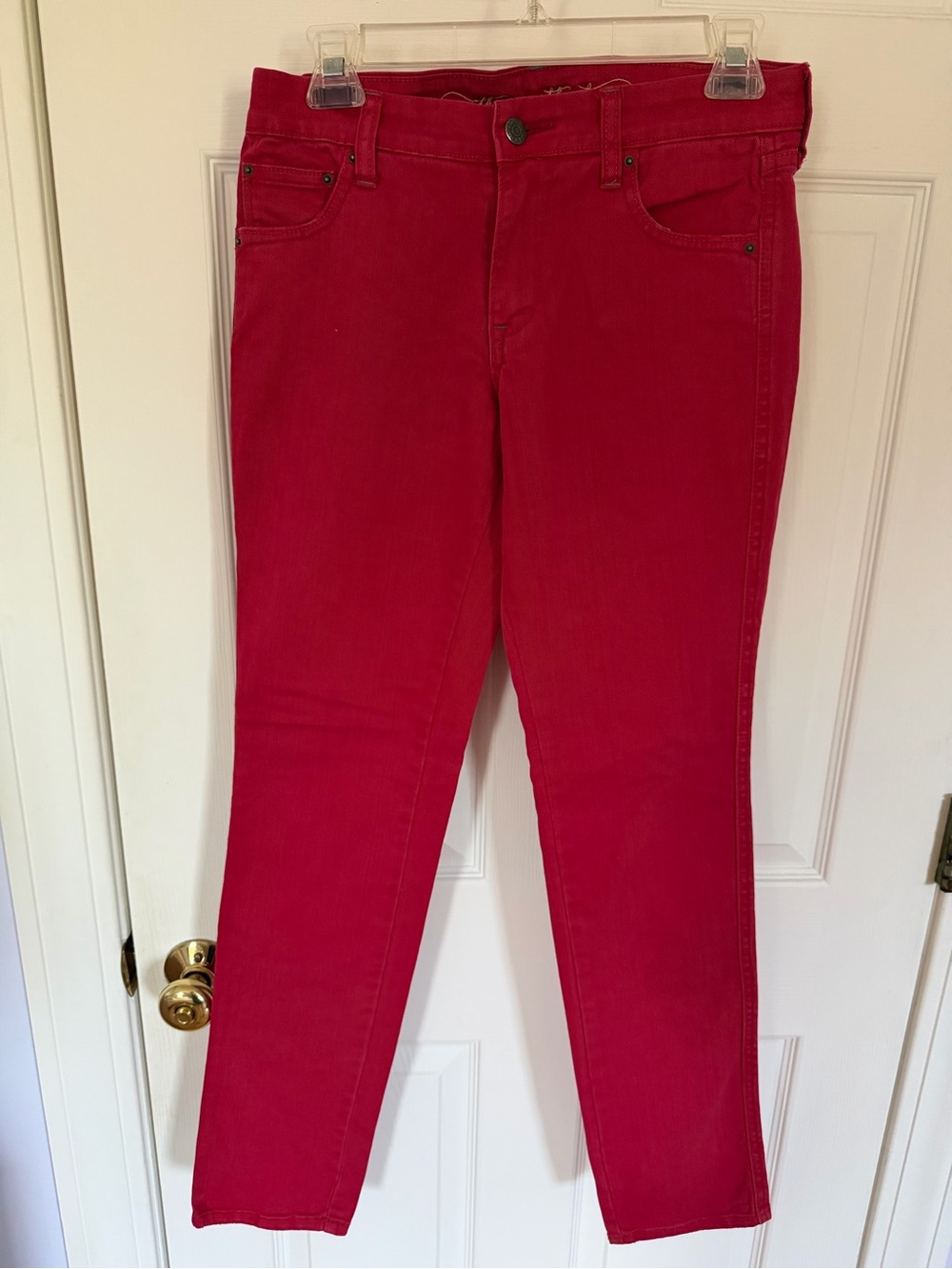 Old Navy Bright Red Skinny Jeans